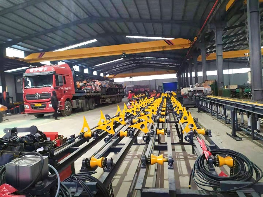 数控锯切套丝打磨液压剪切生产线厂家