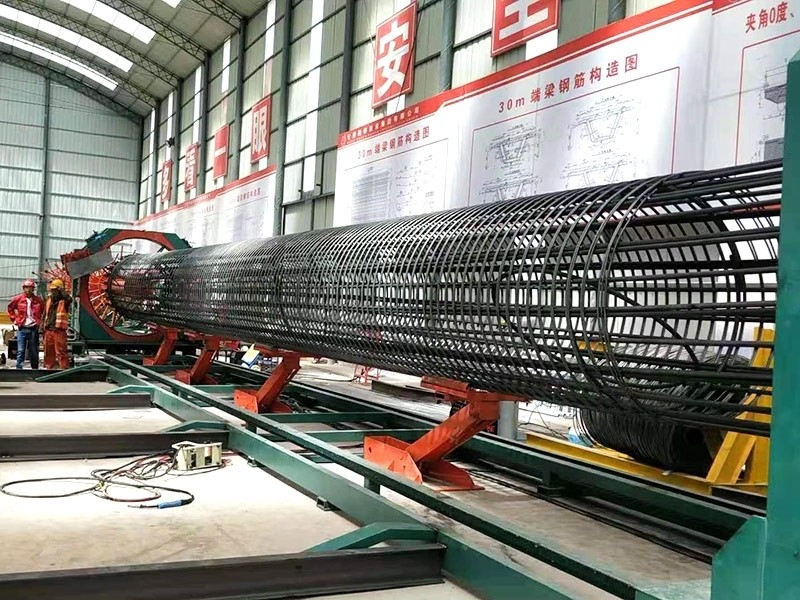 数控钢筋笼滚焊机操作步骤